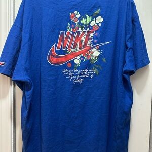Nike Floral Blue‎ Men's Tee